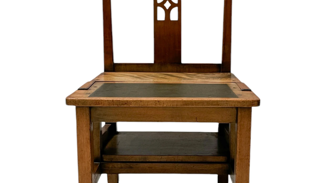 Jac. van den Bosch 't Binnenhuis Art Deco Library Chair or Library Steps, 1916